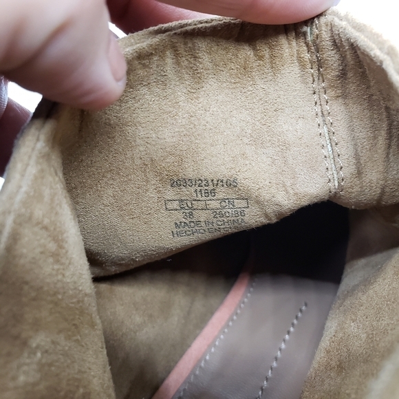 Bershka Fringe Wedge Ankle Boots Size 38 - Picture 12 of 16